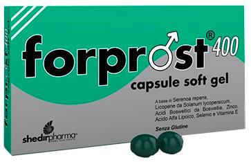 Forprost 400 Integratore per la Funzionalità della Prostata 15 Capsule Soft Gel