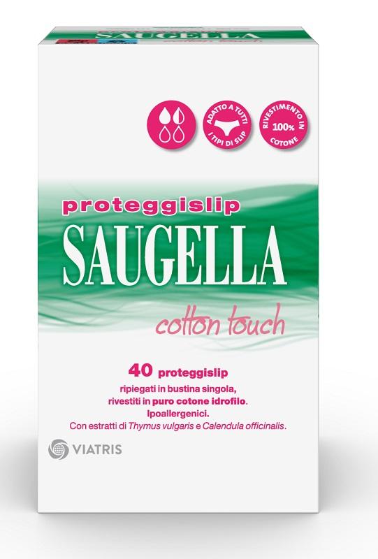 Saugella Cotton Touch Proteggislip in Puro Cotone Ipoallergenici 40 Pezzi