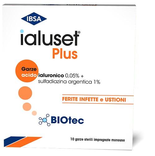 Ibsa Farmaceutici Italia Ialuset Plus Garza 10x10 10pz