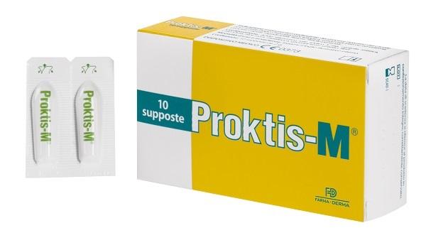 Proktis-M Supposte Post Operazioni Canale Ano Rettale 10 Pezzi 2 g