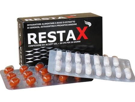 Wikenfarma Restax Integratore per la Caduta dei Capelli 30 + 30 Capsule Softgel