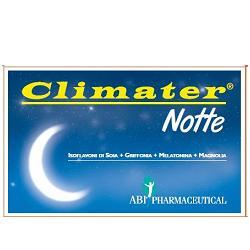 Climater Notte Integratore per la Menopausa e il Sonno 20 Compresse