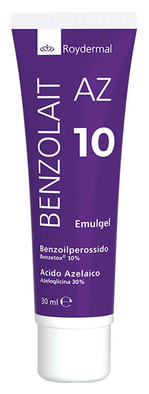 Benzolait AZ 10 Emulgel Trattamento Anti-Acne 30 ml