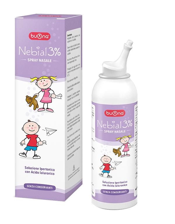 Nebial 3% Soluzione Ipertonica Spray  per la Mucosa Nasale 100 ml
