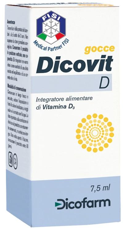 Dicofarm Linea Vitamine e Minerali Dicovit D Integratore Alimentare 7,5 ml