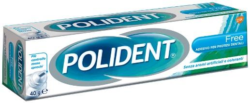 Polident Free Crema Adesiva Protettiva per Protesi Dentali 40 g