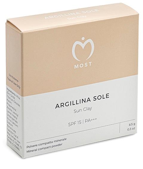 Most Argillina Sole Polvere Compatta Cosmetica Colore Neutro 8,5 g
