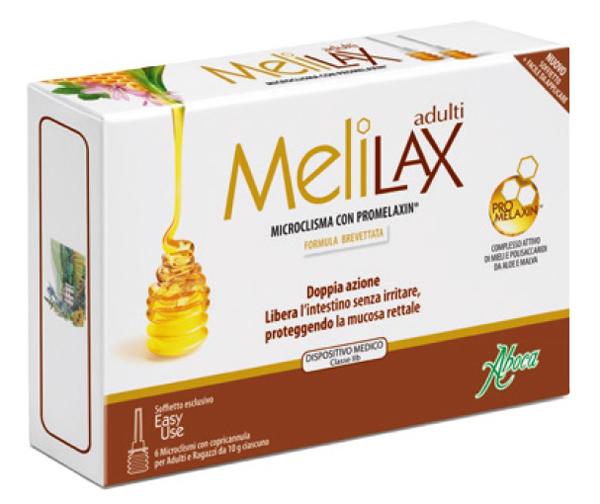 Aboca Melilax Adulti 6 Microclismi per il Trattamento della Stipsi