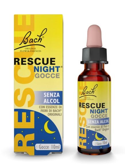 Rescue Night Gocce Senza Alcool Integratore Rilassante 10 ml