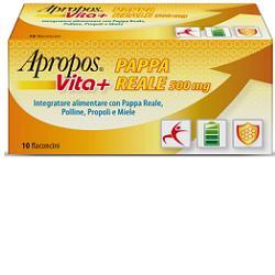 Apropos Vita+ Pappa Reale Integratore Alimentare 500 mg 10 Flaconcini