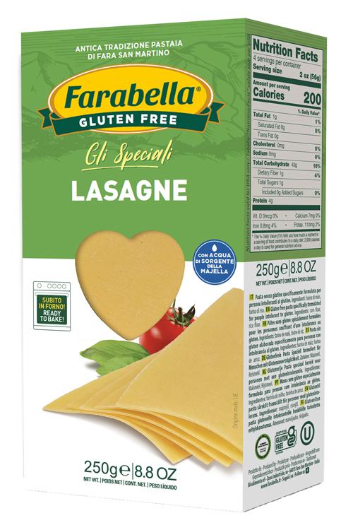 Farabella Lasagne Senza Glutine in Confezione da 250 g