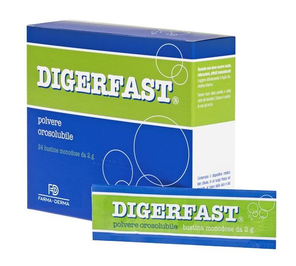 Farma Derma Linea Dispositivi Medici Digerfast Anti-Dispeptico 24 Buste