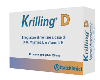 Italchimici Linea Colesterolo Trigliceridi Krilling D Integratore 40 Capsule