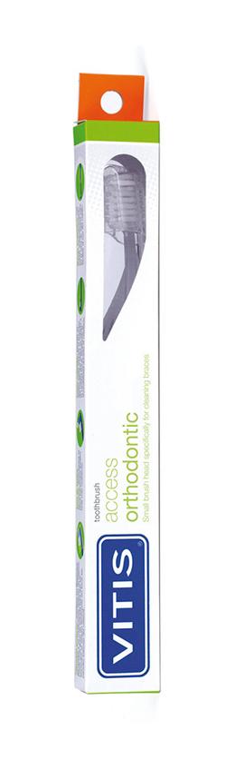 Vitis Orthodontic Access Spazzolino per Portatori di Apparecchi Ortodontici