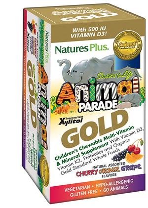 Natures Plus Animal Parade Gold Assortiti 60 Tavolette