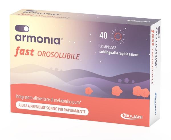 Armonia Oro 1 Mg Integratore Di Melatonina 40 Compresse Sublinguali