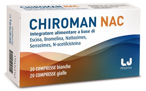 Chiroman NAC Integratore Alimentare 20 Capsule + 20 Compresse
