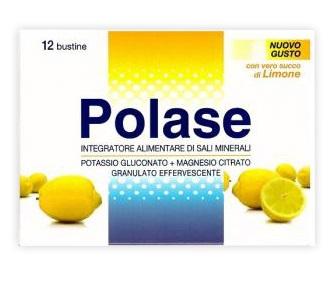 Polase Classico Integratore Sali Minerali Magnesio Potassio Gusto Limone 12Buste