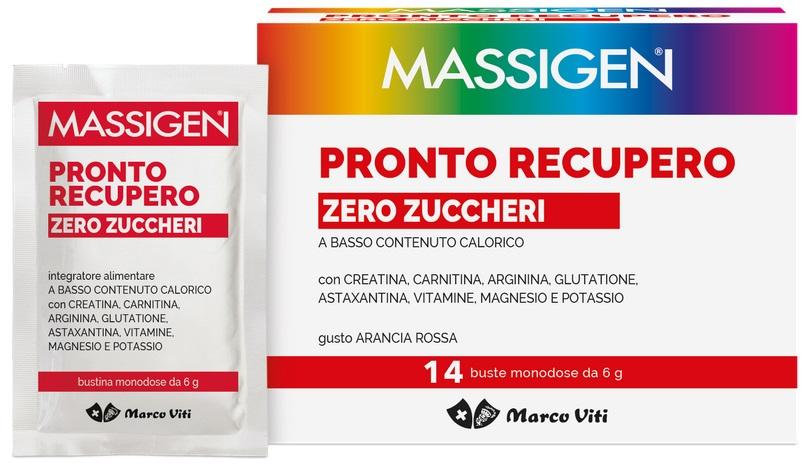 Massigen Linea Energia Pronto Recupero Integratore Senza Zuccheri 14 Buste