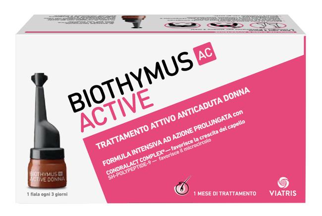 Biothymus AC Active Trattamento Attivo Anticaduta Donna 10 Fiale