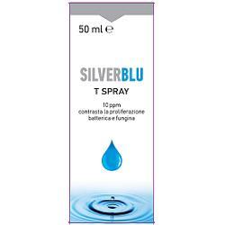 Silver Blu T Spray Topico Contro Proliferazione Fungina e Batterica 50 ml