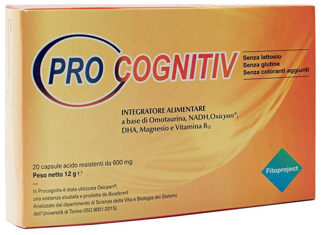 Fitoproject Procognitiv 20 Capsule 12 G