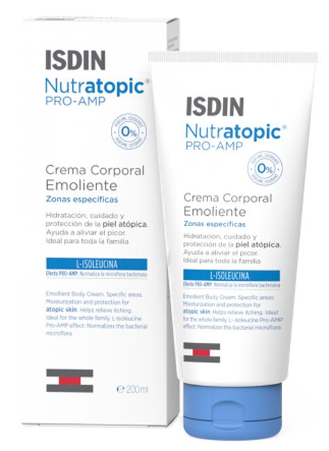 Isdin Nutratopic Pro-amp Crema Corpo Emolliente per Pelle Atopica 200 ml