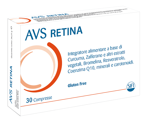 AVS Retina Integratore Alimentare per il Benessere Oculare 30 Compresse