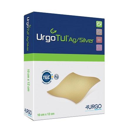 Urgotul Ag/Silver Medicazione Antibatterica 10x12cm 5 Pezzi