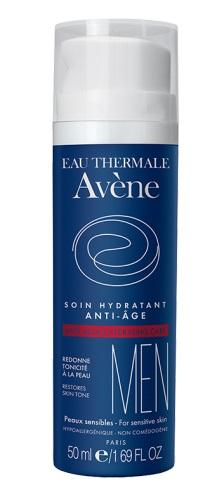 Avene Men Trattamento Idratante Viso Anti-Età Lenitivo per Pelle Sensibile 50 ml