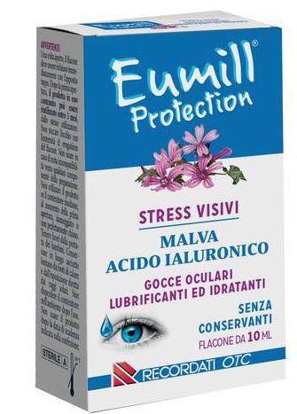 Eumill Protection Stress Visivi Gocce Oculari Idratanti e Lubrificanti 10 ml