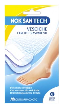 Nok San Tech Vesciche Cerotti Trasparenti Piccoli 6 Pezzi