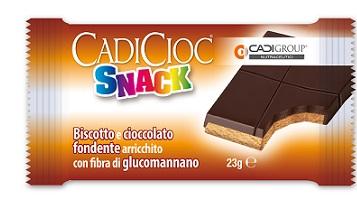 Cadicioc Snack Fondente Biscotto e Cioccolato 1 Barretta