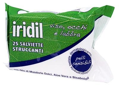 Montefarmaco Linea Trucco Iridil 25 Salviette Struccanti Occhi Viso e Labbra