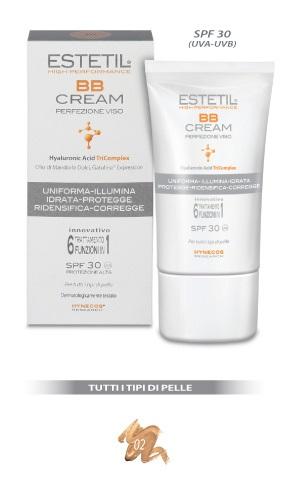 Estetil BB Cream Crema Uniformante e Idratante Tonalità 02 Flacone 30 ml