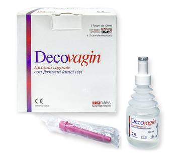I.p. Farma Decovagin 5 Flaconi Da 100 Ml + 5 Cannule Monouso