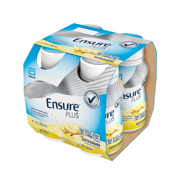 Ensure Plus Banana 4 Bottiglie Da 200 ml