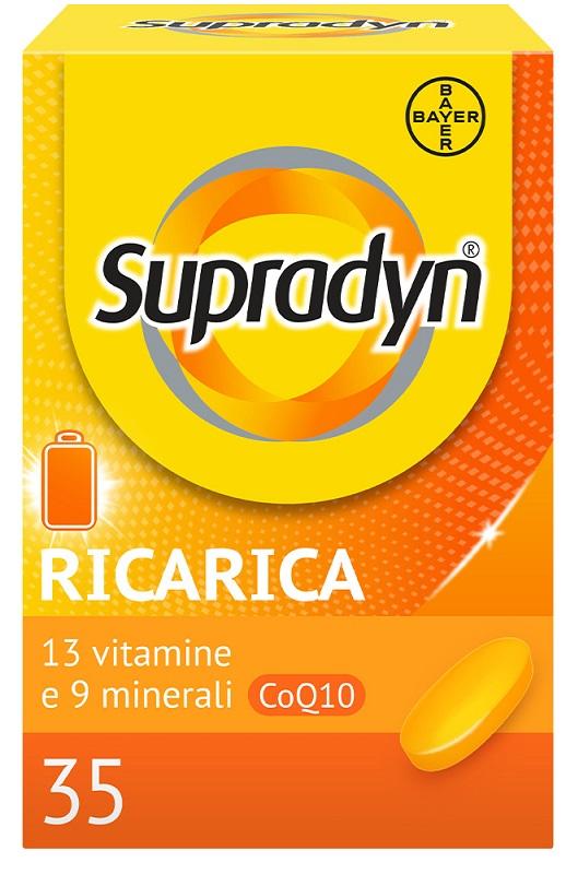 Supradyn Ricarica Integratore Multivitaminico Completo e Minerali con Coenzima Q10 35 Compresse