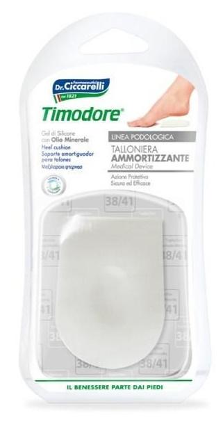 Timodore Talloniera Ammortizzante Gel Di Silicone N°38-41 2 Pezzi