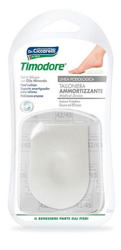 Timodore Talloniera Ammortizzante Gel Di Silicone N°42-45 2 Pezzi