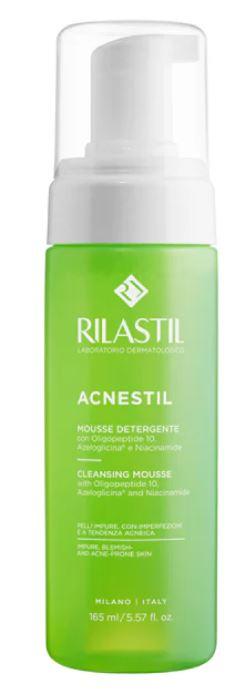 Rilastil Acnestil Mousse Detergente Viso Pelli Grasse e Acneiche 150 ml