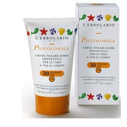 L'erbolario Piccolosole Crema Solare Protezione Alta per Bambini Spf30 125ml