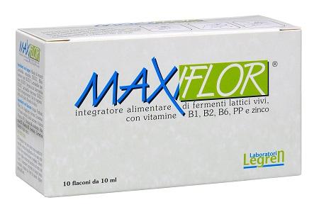 Maxiflor integratore di fermenti lattici 10flaconcini x 10ml