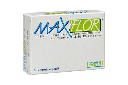 Maxiflor Integratore Ad Alto Dosaggio Di Fermenti Lattici Vivi 30 Capsule