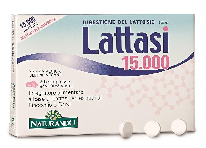 Naturando Lattasi 15000 Integratore 20 Capsule