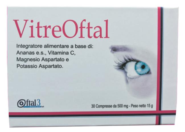 Vitreoftal Integratore Oculare Per La Vista E Il Benessere Degli Occhi 30 Compresse