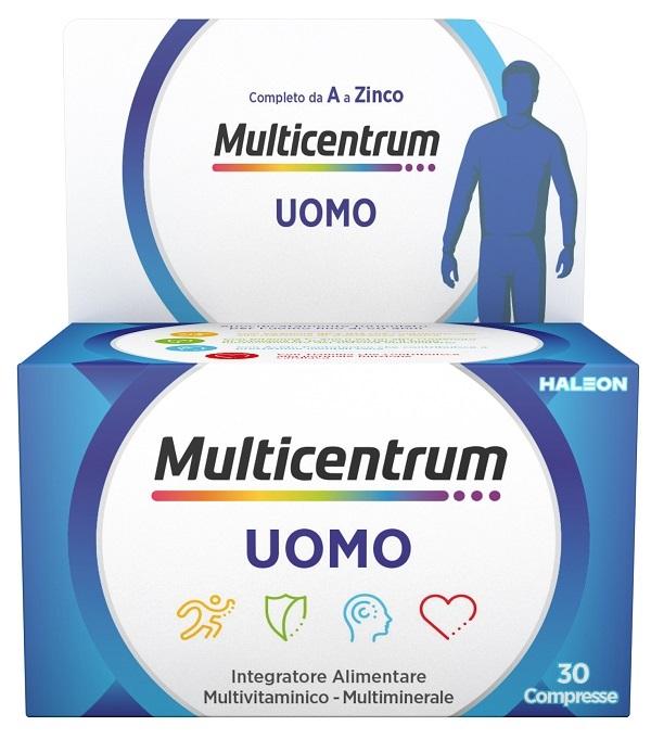 Multicentrum Uomo Integratore Alimentare Vitamine e Minerali 30 Compresse