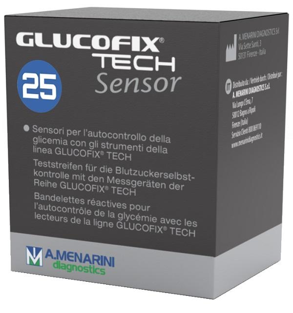 Glucofix Tech Sensori della Glicemia 25 pezzi