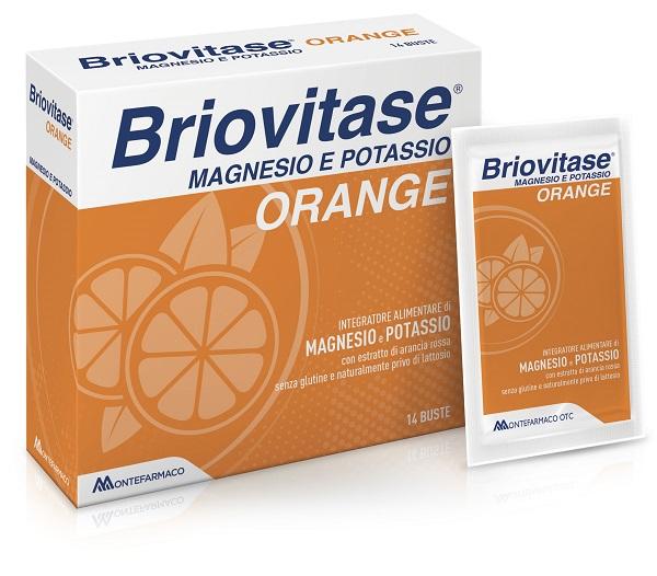 Briovitase Linea Sali Minerali Orange Magnesio Potassio Integratore 14 Buste