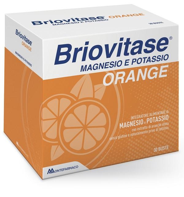 Briovitase Linea Sali Minerali Orange Magnesio Potassio Integratore 30 Buste